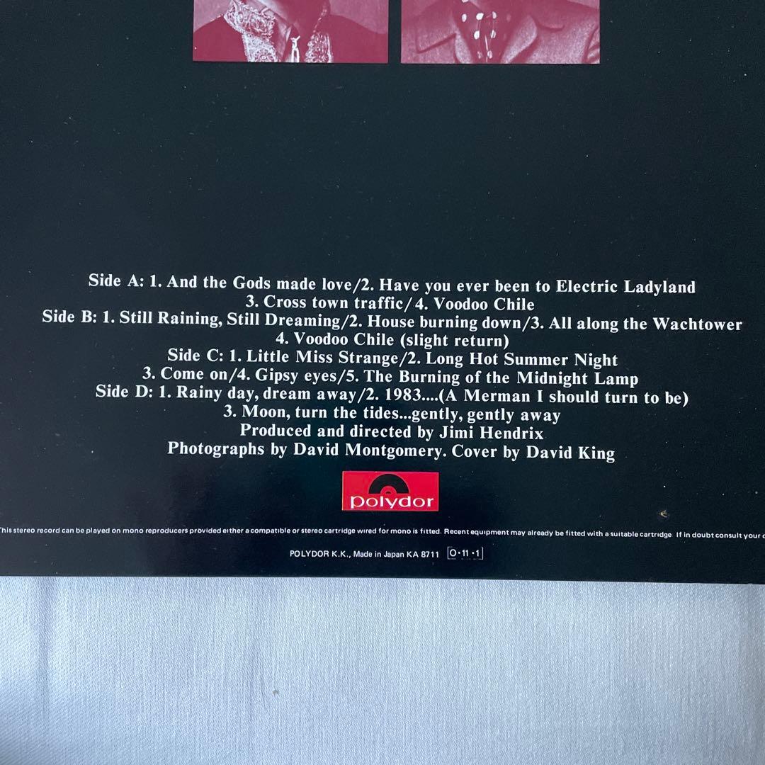 THE JIMI HENDRIX/ELECTRIC LADYLAND 国内盤