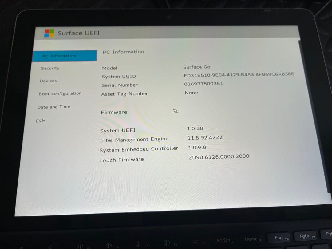ジャンクタブレットPC surface go 1824 五台セット