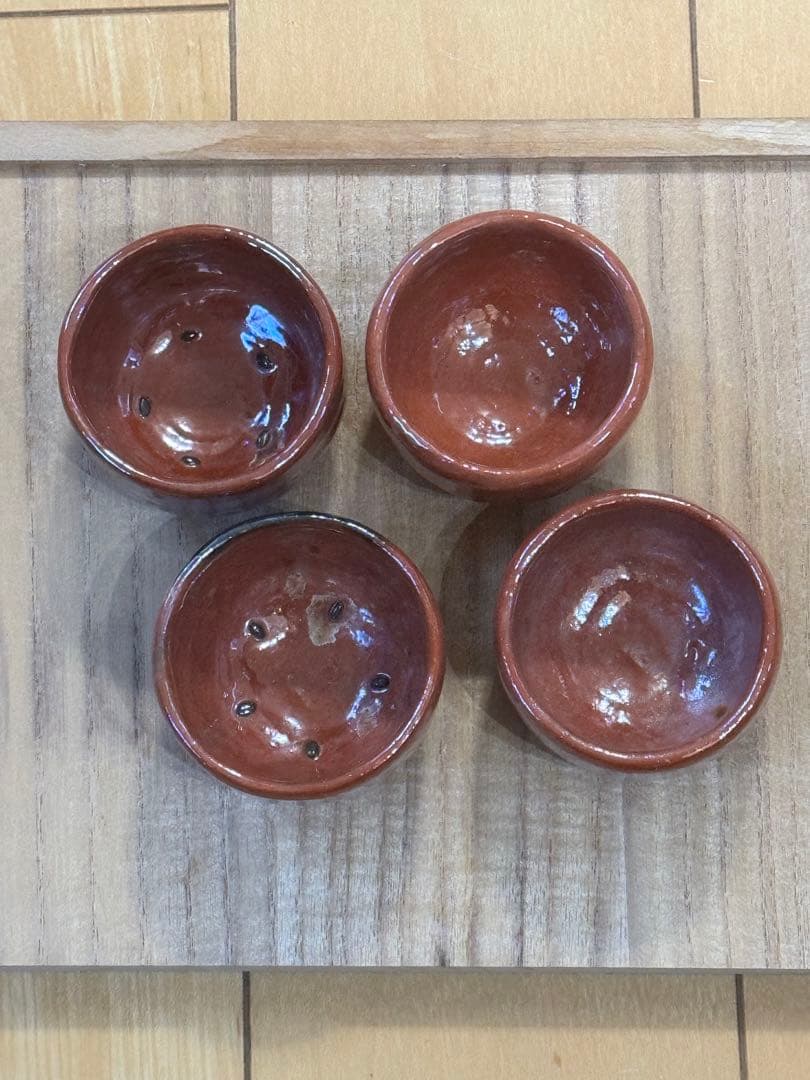 伊東桂楽　長次郎写　利休七種茶碗