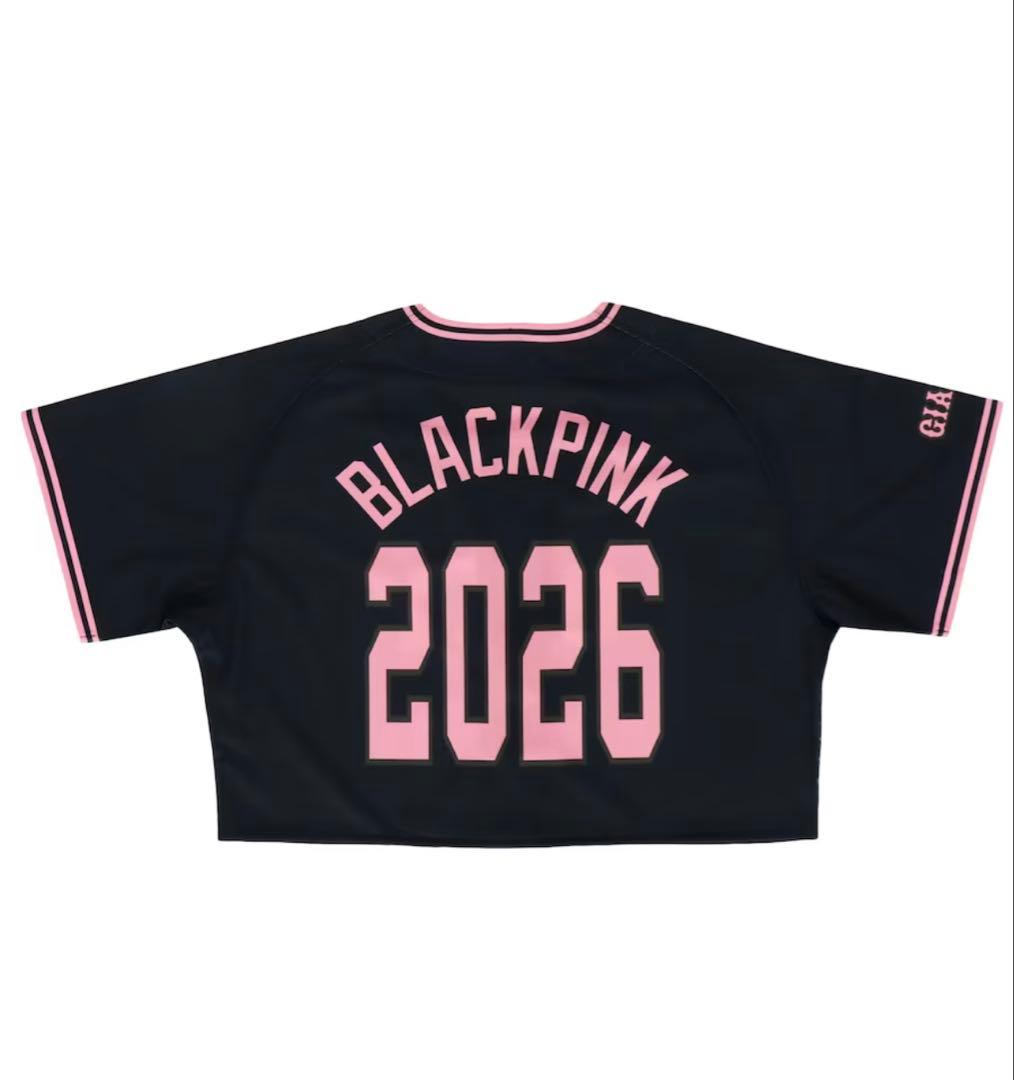 読売ジャイアンツ×BLACKPINK ユニフォーム クロップド ブラック L