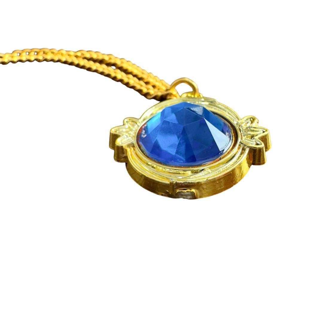 【平成レトロ】1990年代　セボンスター　ブルー　ネックレス　デッドストック