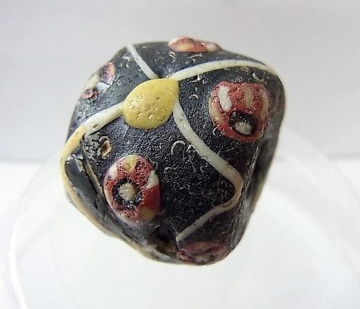 ★K0506★古代とんぼ玉 (A54)　北欧　バイキング　特大　ガラスビーズ