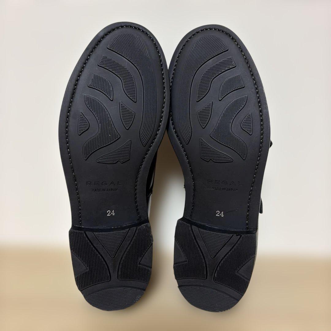 新品未使用　REGAL ブラック ダブルモンクビジネスシューズ　24cm