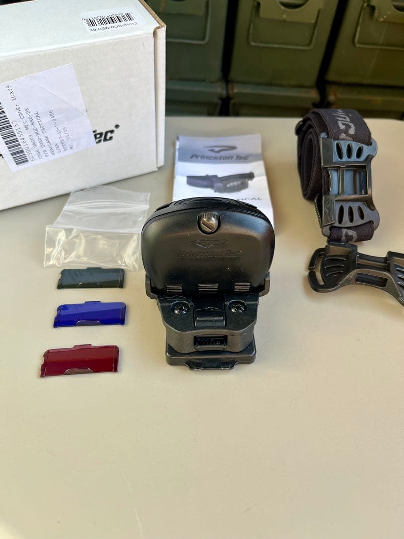 米軍放出未使用品アメリカ製 Princeton4色 タクティカル ヘッドランプ①