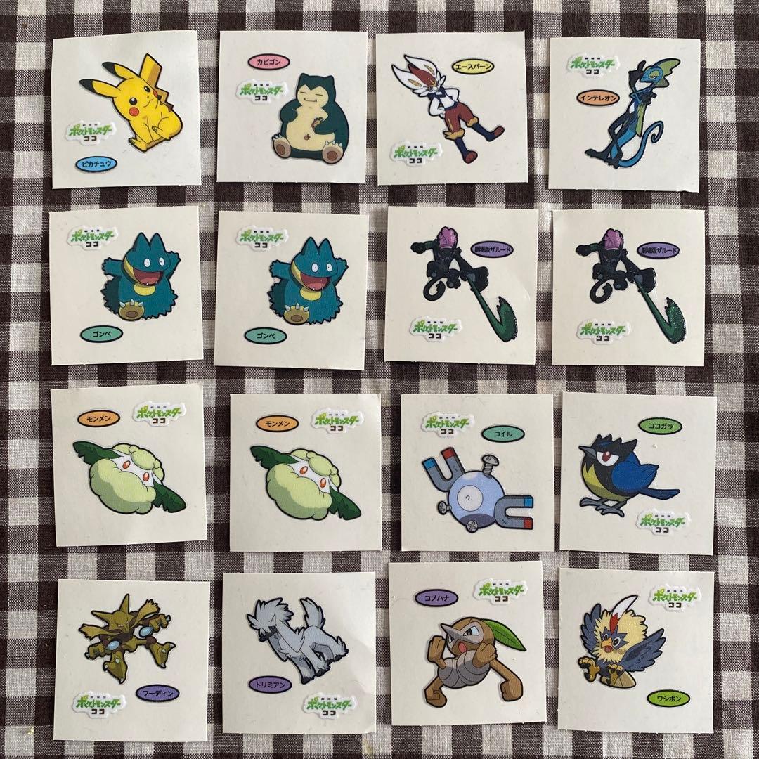 ポケモンパン　デコキャラシール89枚セット