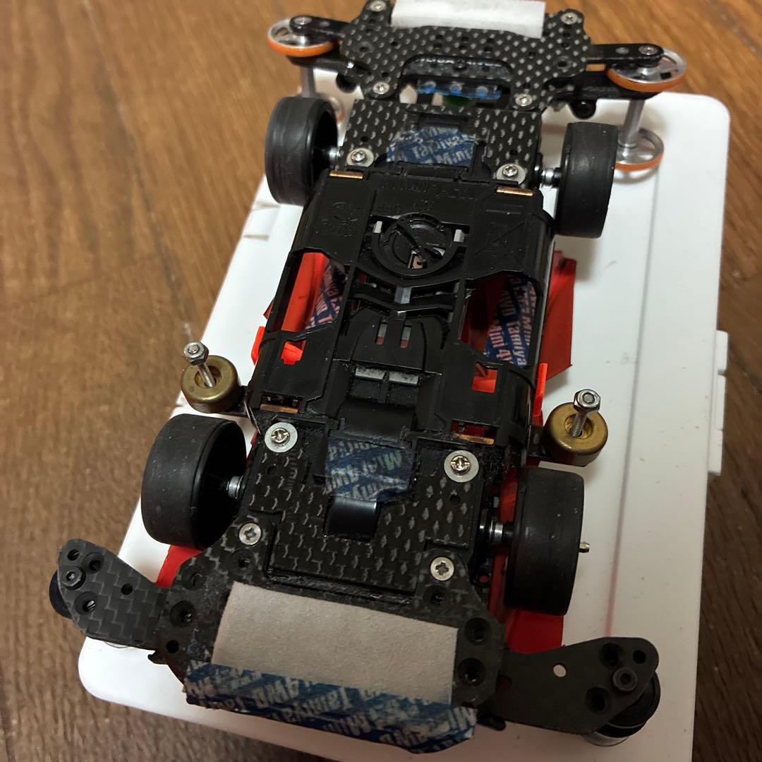 【本日まで】ミニ四駆 MSフレキ完成品 慣らし済モーター おまけ付き