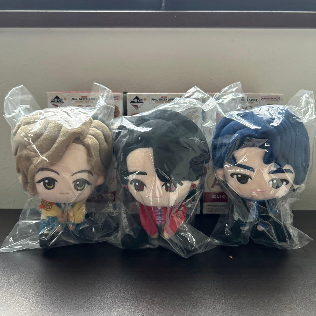 は*て様 ミセス　一番くじA賞ぬいぐるみ　コンプリート　大森元貴　藤澤涼架　若井