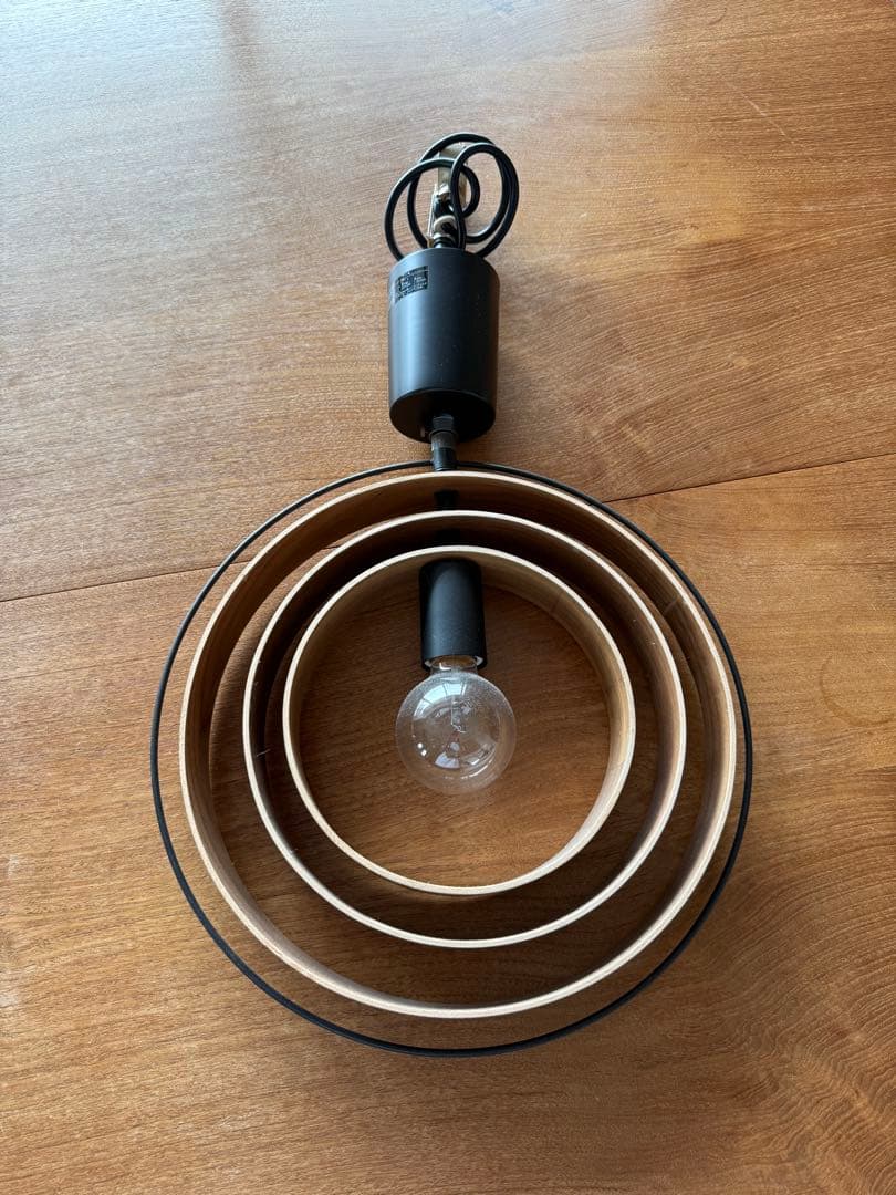 CRASH GATE 円形木製リングシーリングライト　クラッシュゲート