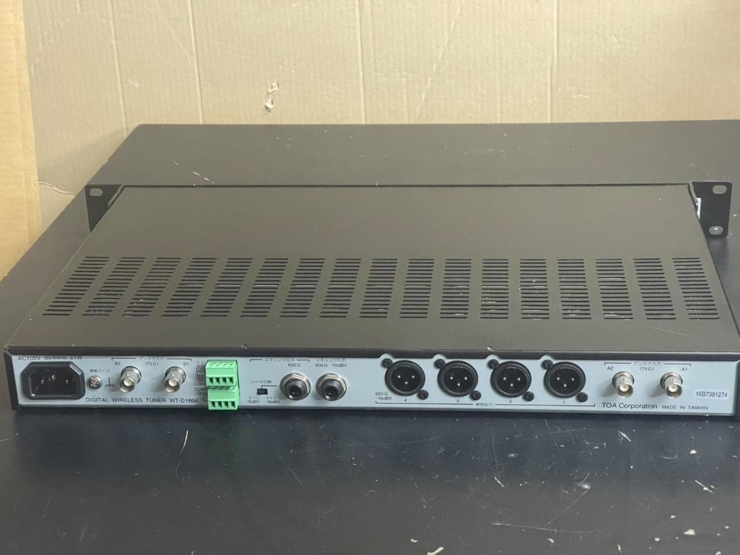 TOA WT-D1804 デジタルワイヤレスチューナー 4波 美品