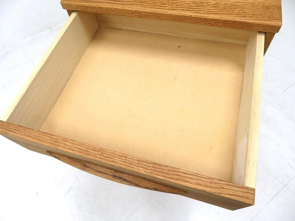 展示品　モモナチュラル　オーク材　チェスト　収納　キャビネット　北欧