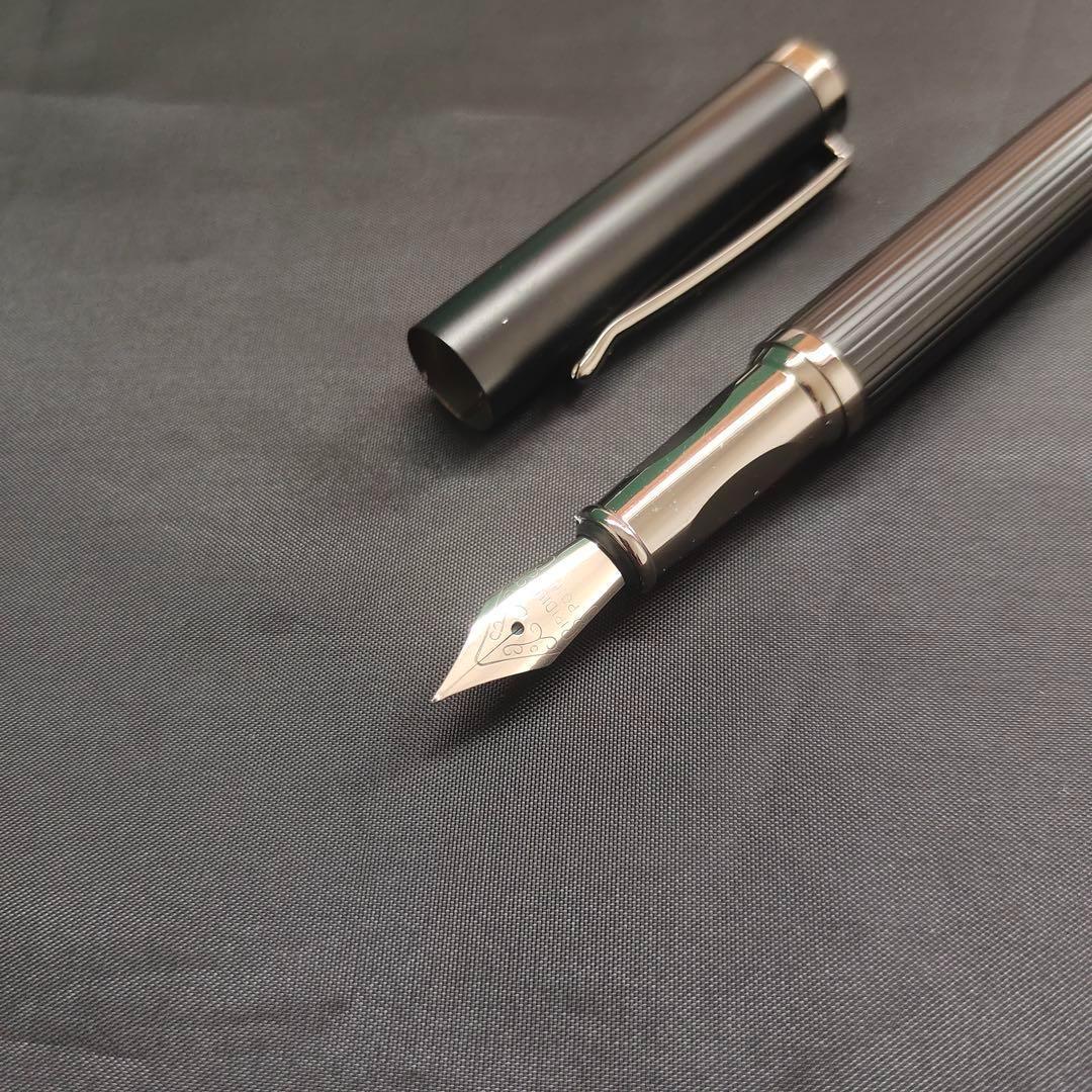 @ブラック ストライプデザイン 万年筆6