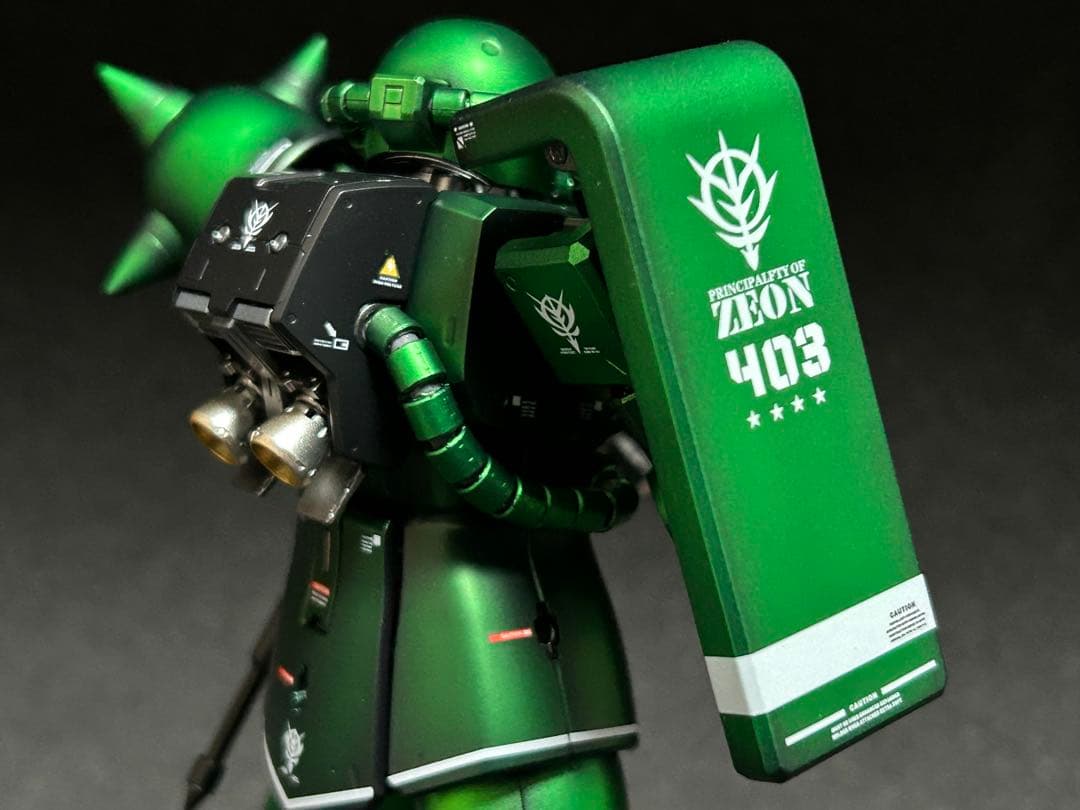 MGザクver2 量産型マットキャンディーグラデーション全塗装済完成品