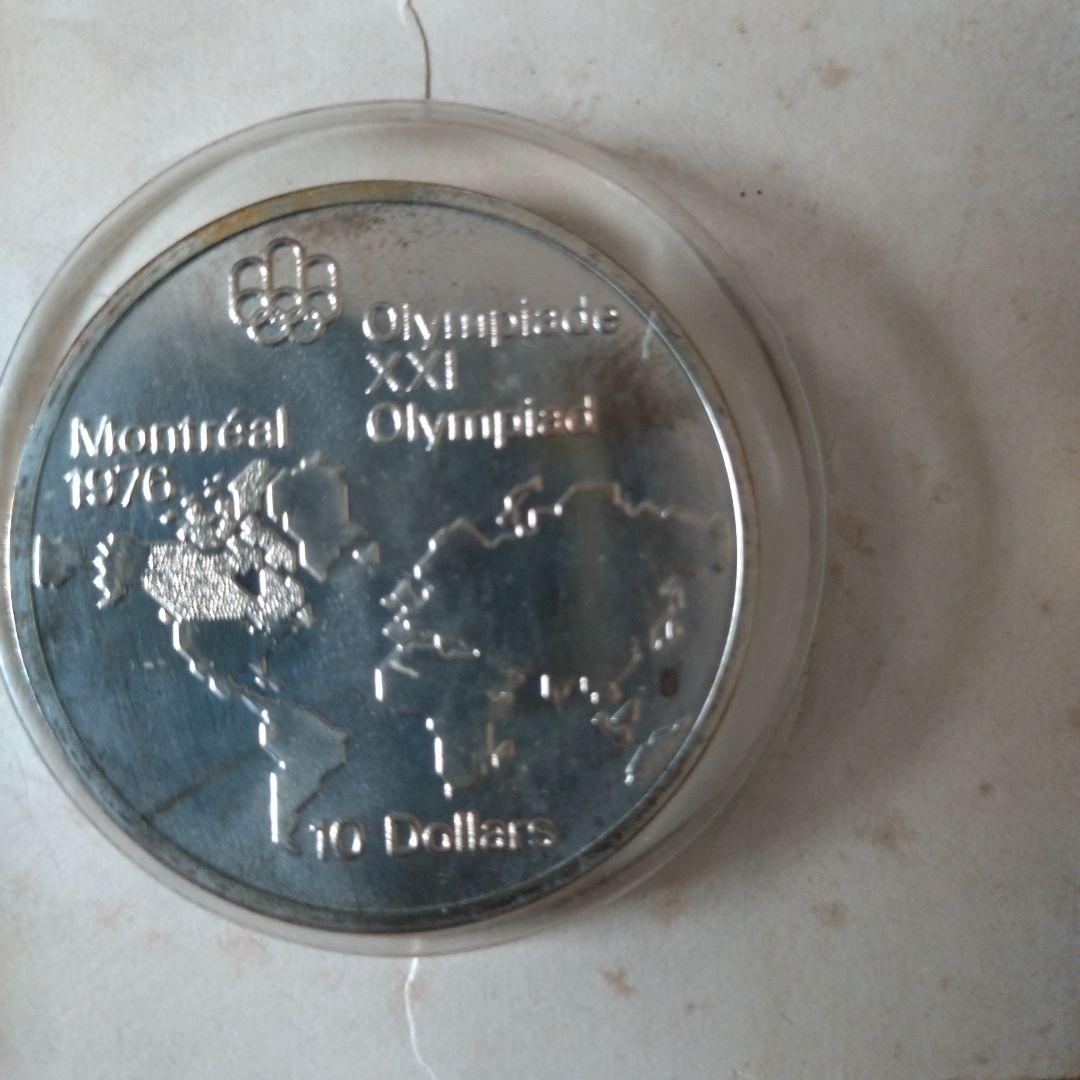 モントリオール1976オリンピック記念硬貨2枚セット　10ドル×2枚