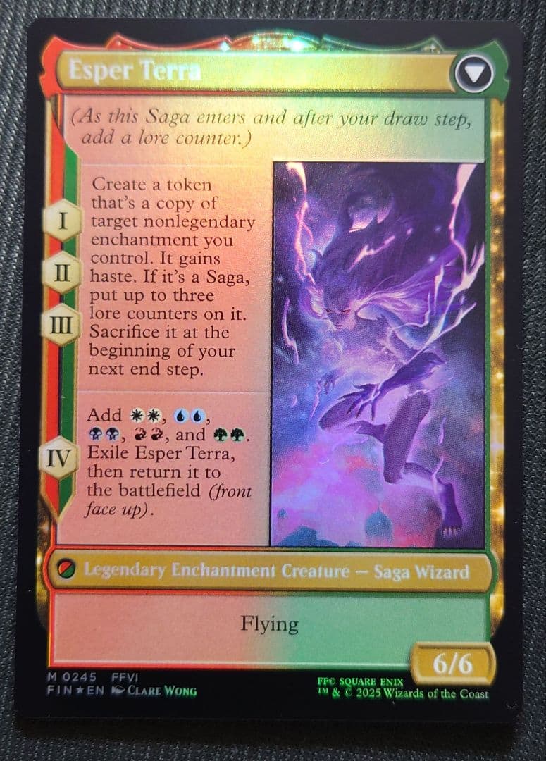 mtg 稀少エラー 反転ホロ 魔導戦士ティナ 金箔 プレリリース プロモ fin