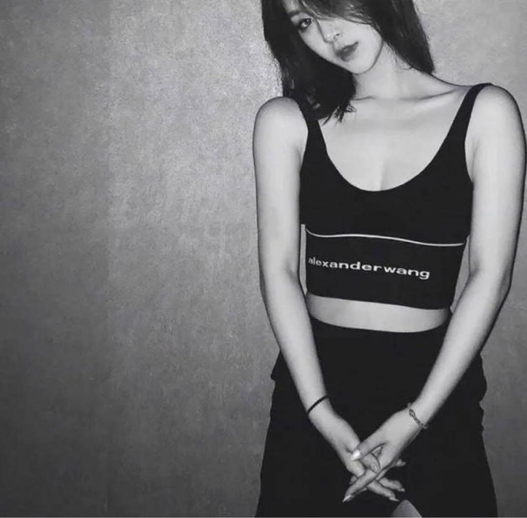 新品未使用　アレキサンダーワン ロゴストレッチブラ　Mサイズ