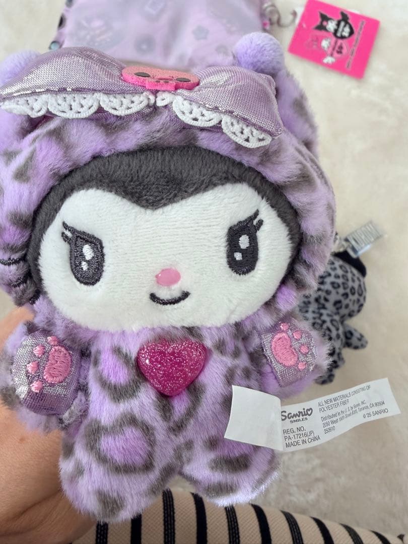 新品　クロミ　ギャル　ネコ　ヒョウ柄　エコバッグ