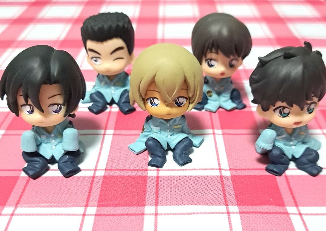 名探偵コナン サンデー限定 警察学校組 ちぢませ隊 5体セット