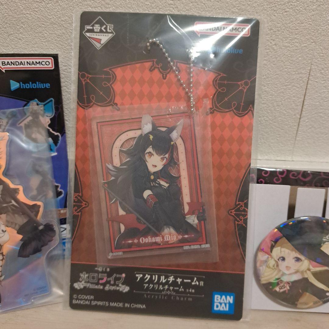 【未開封】一番くじ ホロライブ 大神ミオ フィギュア　その他グッズ付