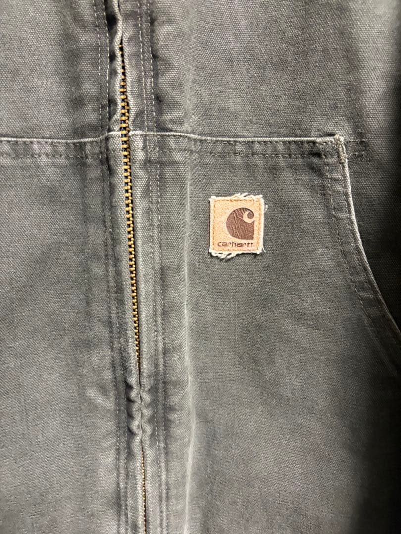 カーハートのアクティブジャケットJ130MOS モスグリーン　2000年代