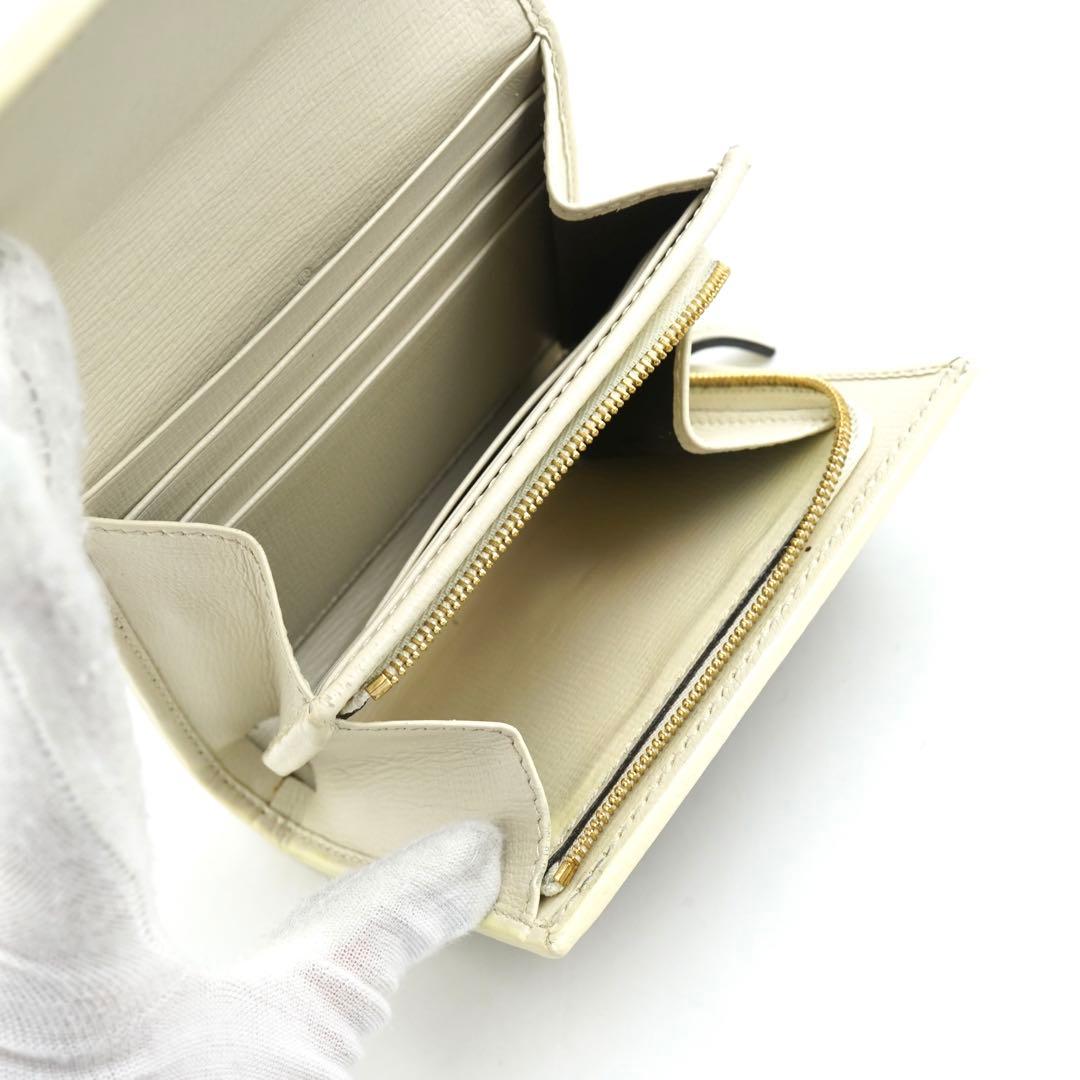 ✨未使用展示品・箱付き✨　GUCCI ミニ財布　GGライン ビット　二つ折り