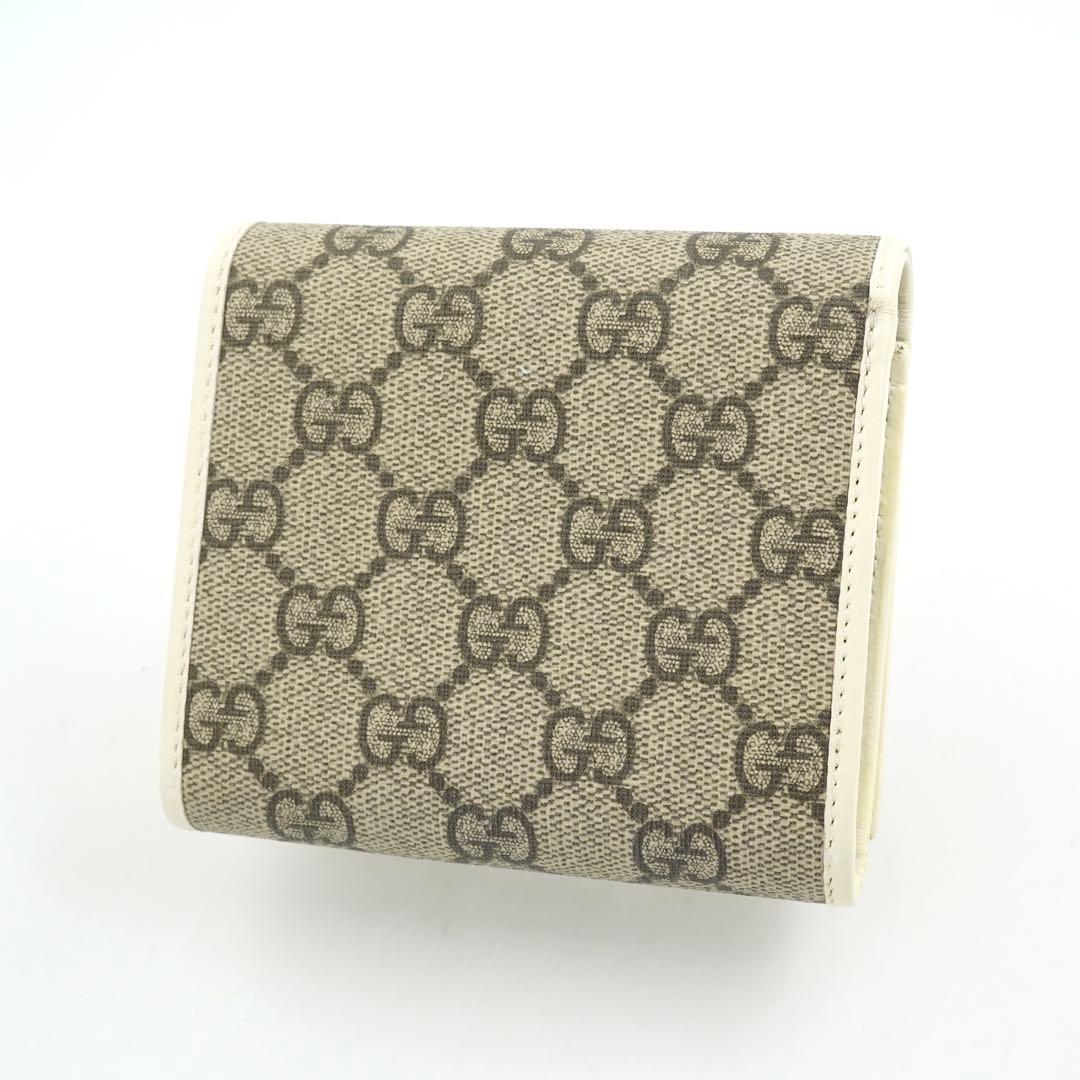 ✨未使用展示品・箱付き✨　GUCCI ミニ財布　GGライン ビット　二つ折り