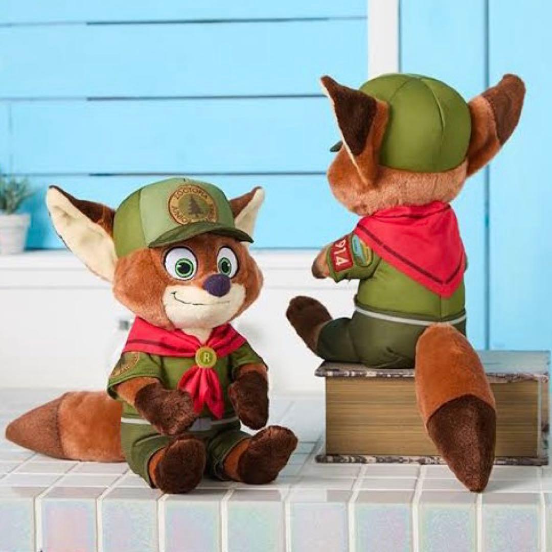 ズートピア ニック 幼少期 ジュニアレンジャー　バニティポーチ ぬいぐるみ