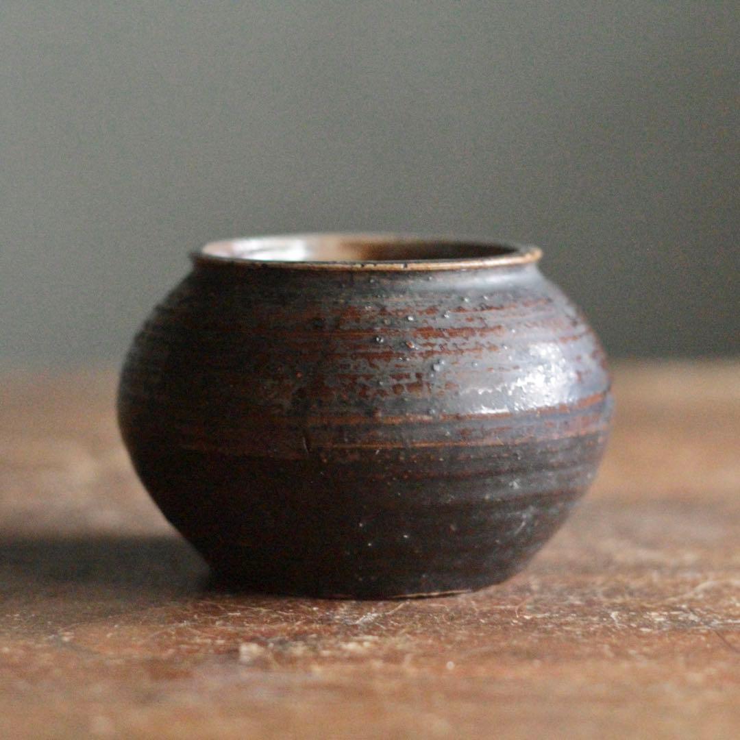丹波 小壺 古道具 アンティーク 丹波焼 立杭焼
