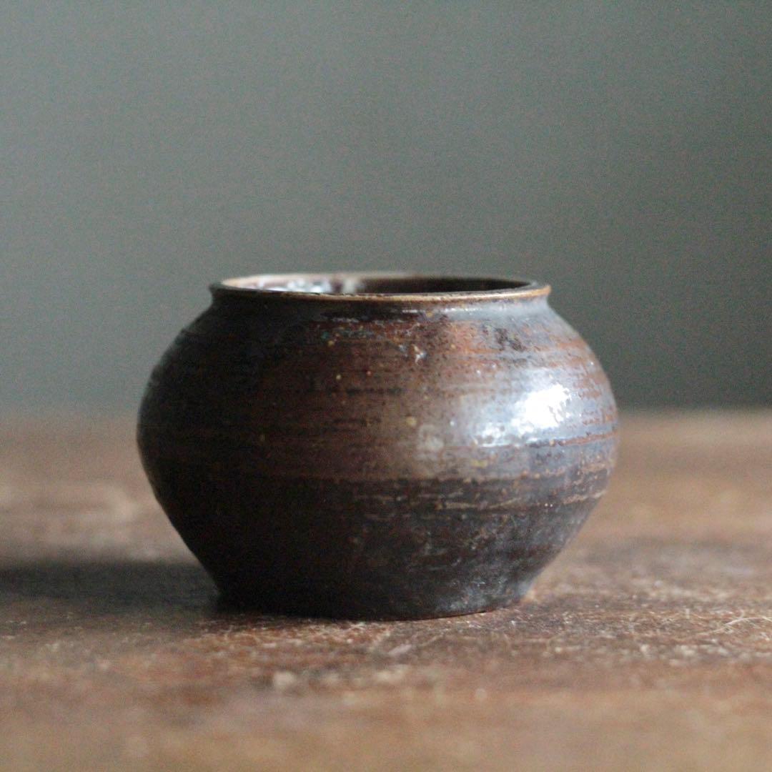 丹波 小壺 古道具 アンティーク 丹波焼 立杭焼