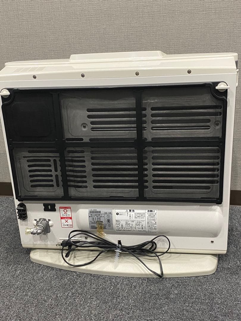 東京ガス(リンナイ)プラズマクラスタ付ファンヒーターRN-C250XFH-WH