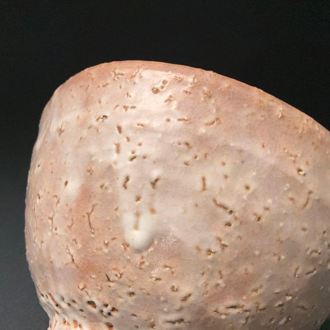 【抹茶碗】萩焼　窯元晴雲山　岡田裕　共箱　初釜　R1272ダN3