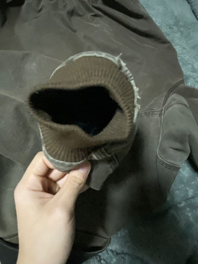 00's■carhartt【XL】サンタフェジャケット フェード ブラウン