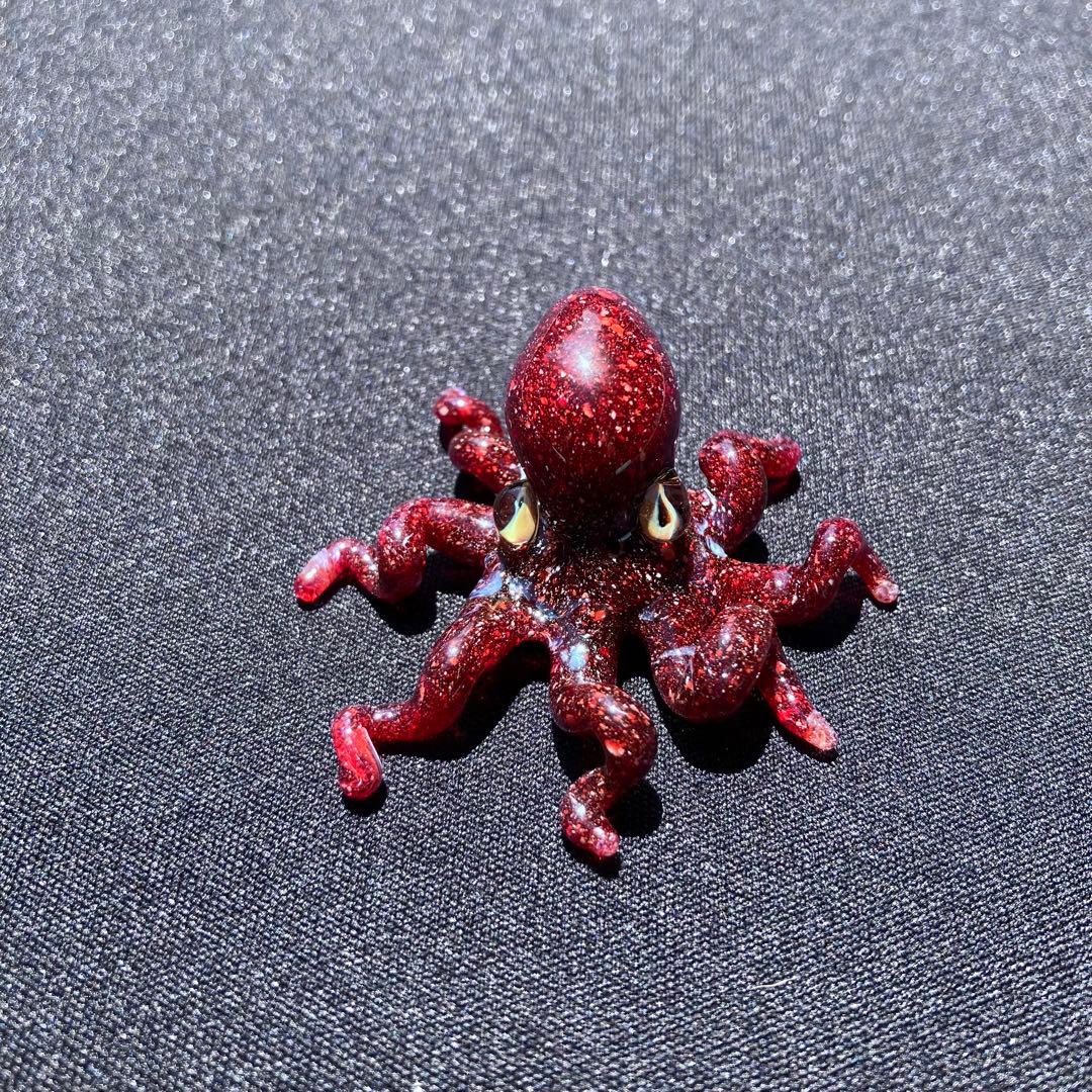XODAS ペンダント　ボロシリケイトガラス Octopus