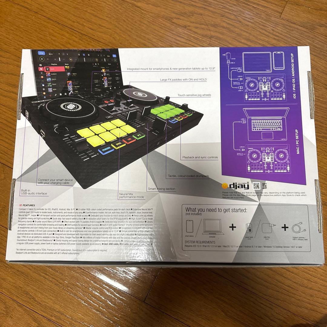 【ほぼ未使用】Reloop Buddy DJコントローラー　ヘッドホン付き