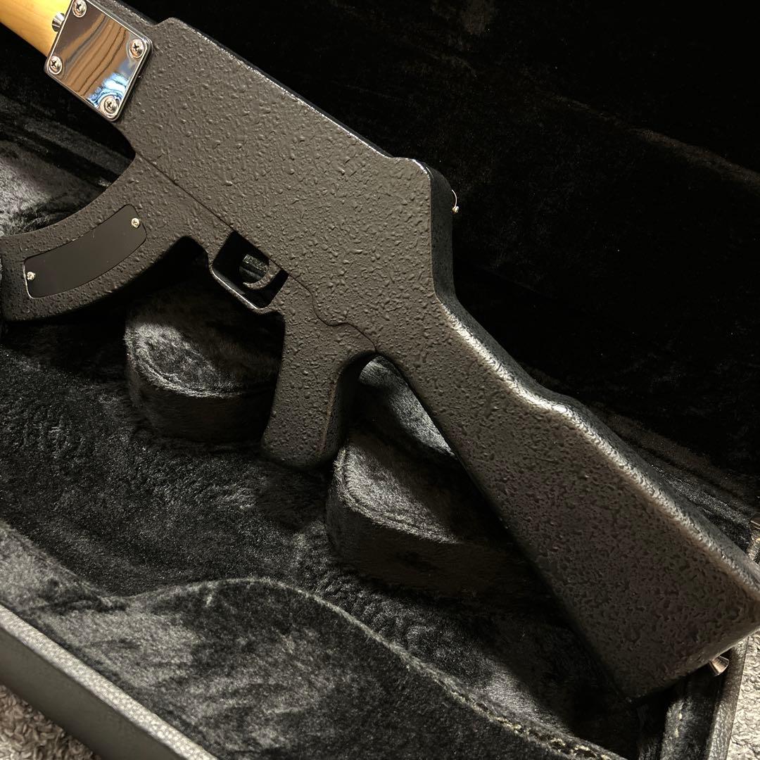 AK-47 カスタム マシンガンタイプ エレキギター 純正ハードケース付き