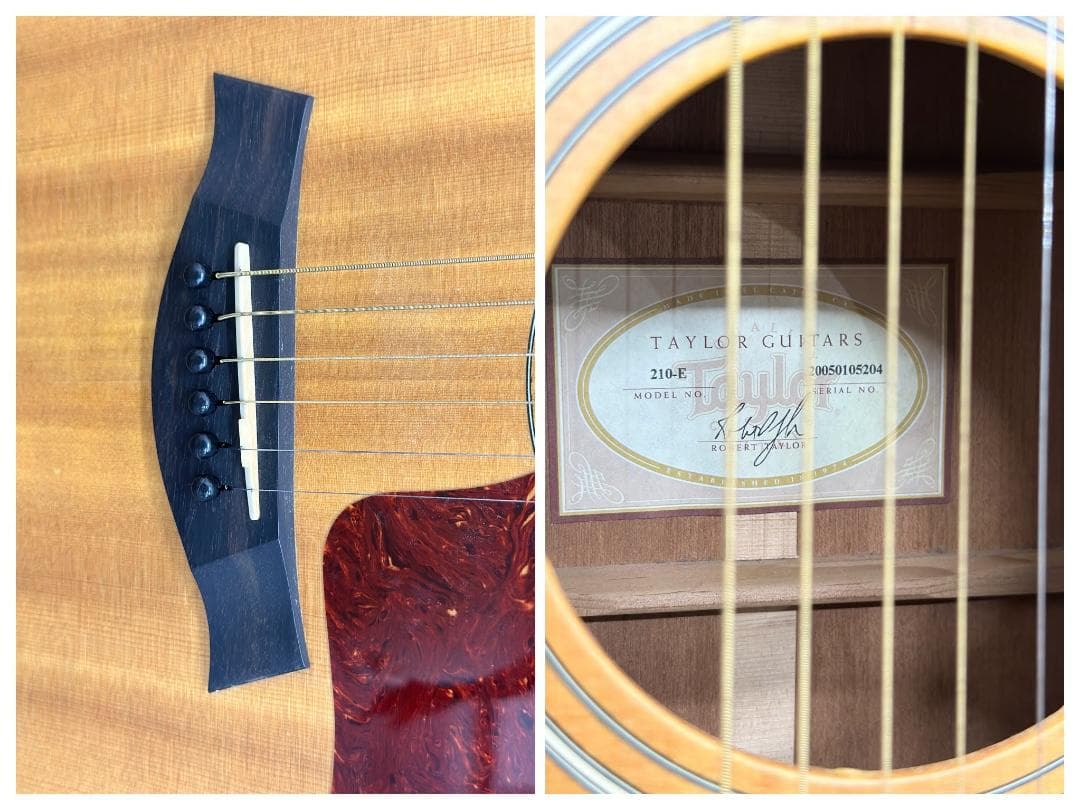 ■Taylor/テイラー■エレアコ　アコースティックギター　ハードケース付き