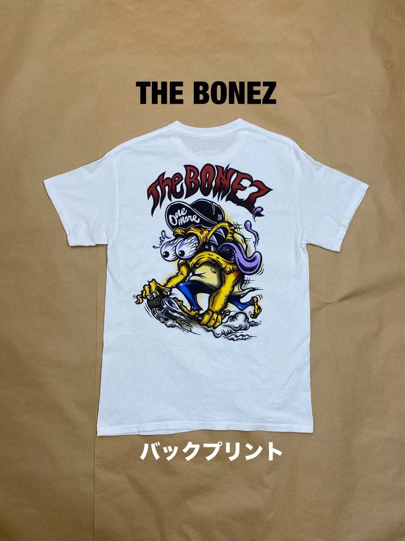 THE BONEZ バックプリント Tシャツ ホワイト