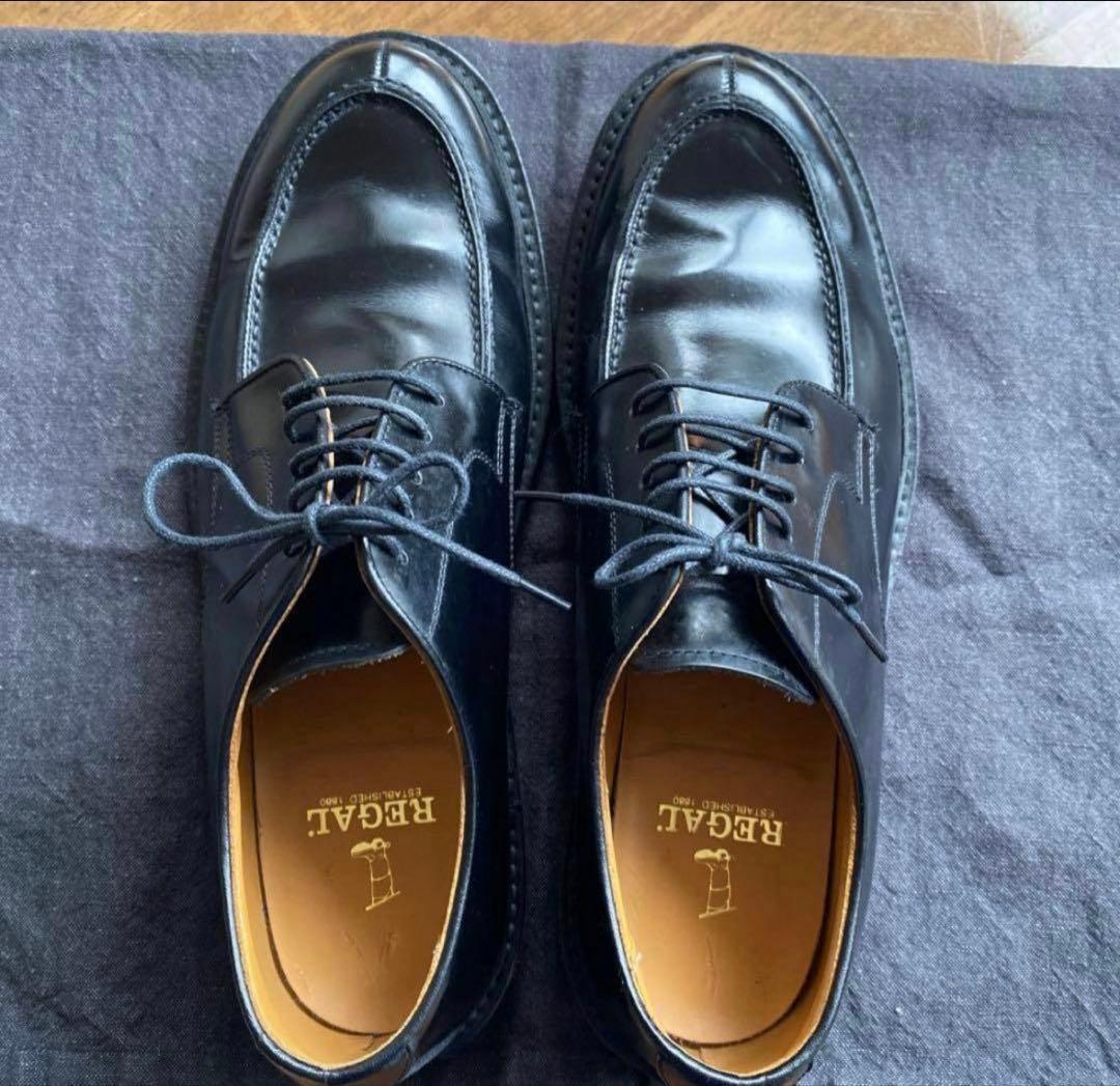 REGAL Uチップ 27cm シューズ ビジネス ブラック