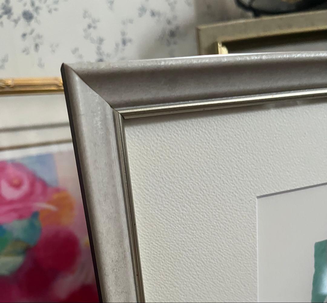 新品額　限定　大きめ64×48 ジニー・キム　版画　直筆サイン　NO. 証明書