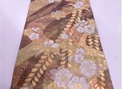 【辻が花】美品　辻ヶ花模様織出し袋帯