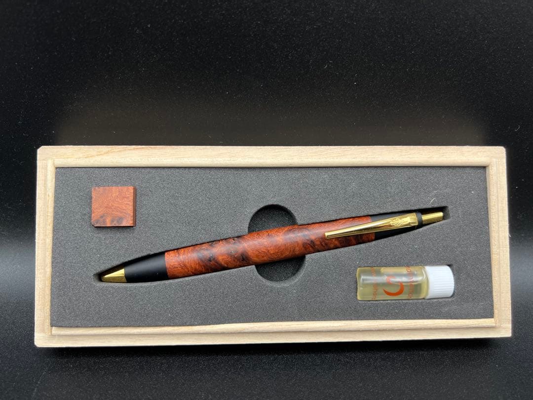 野原工芸 特上花梨瘤杢 ボールペン スタンダード 限定杢