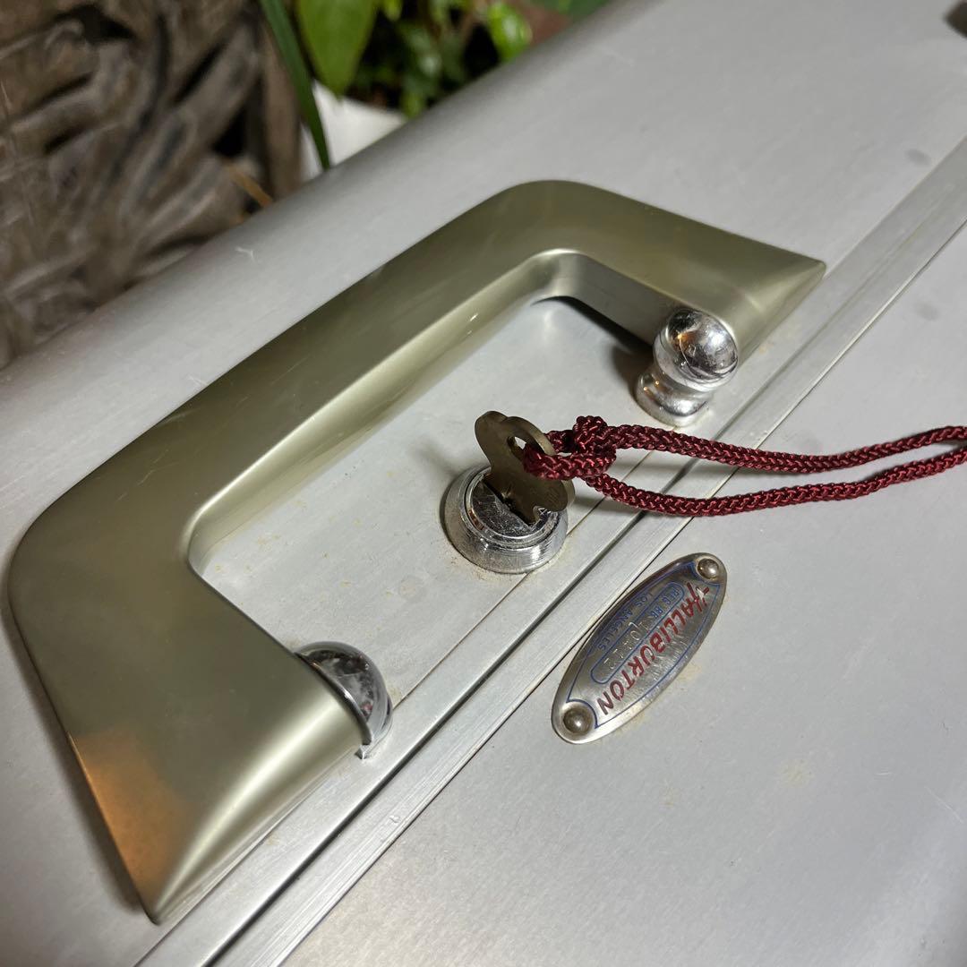 素敵な内装【鍵つき】レア大型赤ハリバートンゼロハリバートンビンテージスーツケース