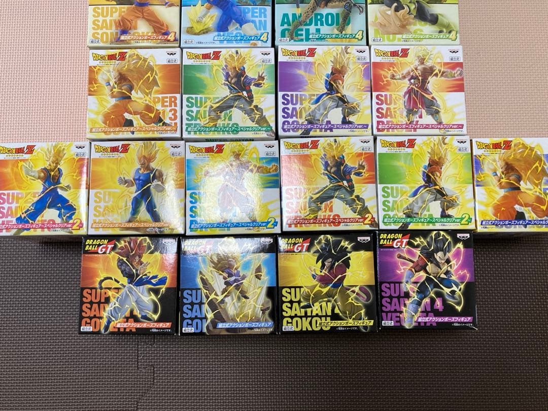 【未開封横穴無し】　ドラゴンボール　組立式アクションポーズフィギュア