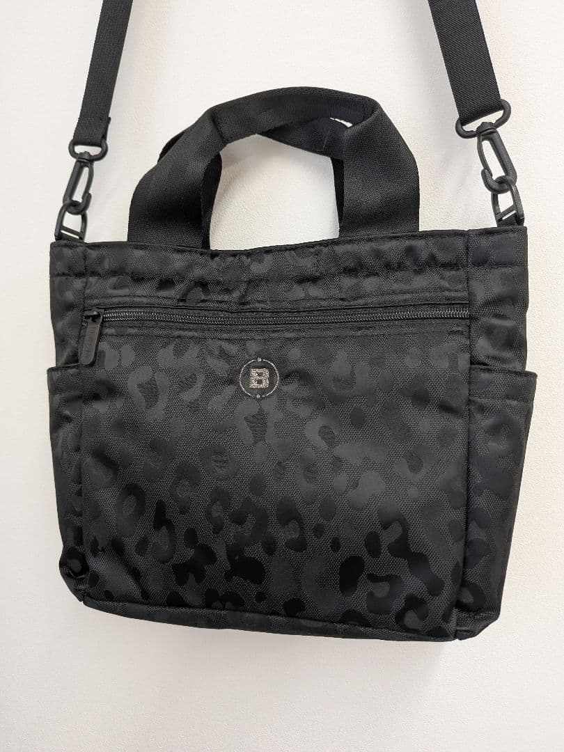 【美品】ブリーフィング ゴルフ カートバッグ 2WAY レオパード ジャガード