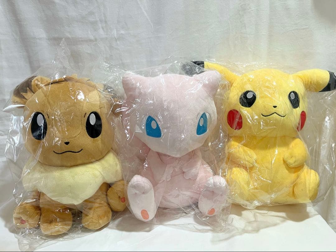 ポケモン 12インチ ポケモンfit ピカチュウ ミュウ イーブイ