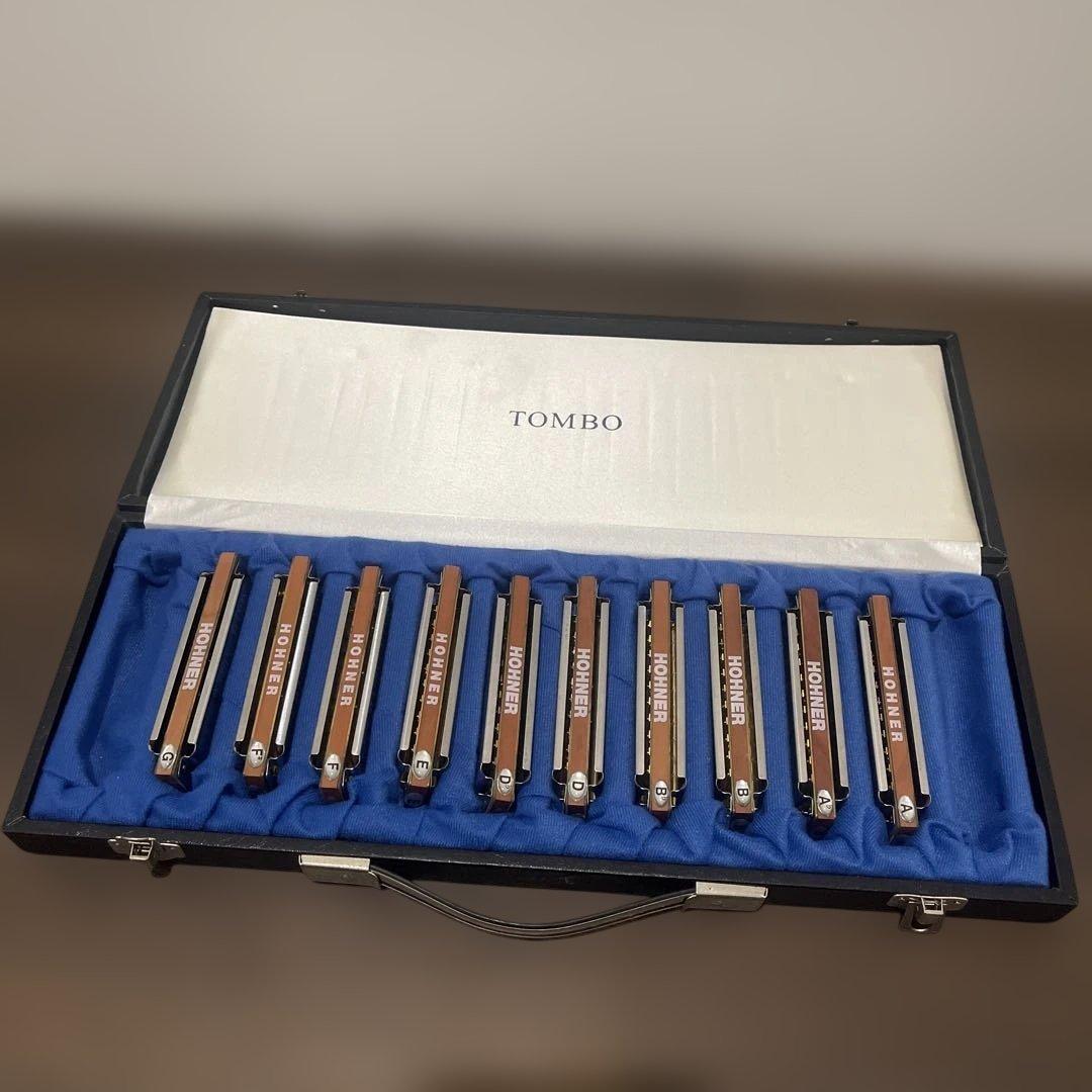 Hohner Marine Band 10本セットケース付き ブルーベルベット