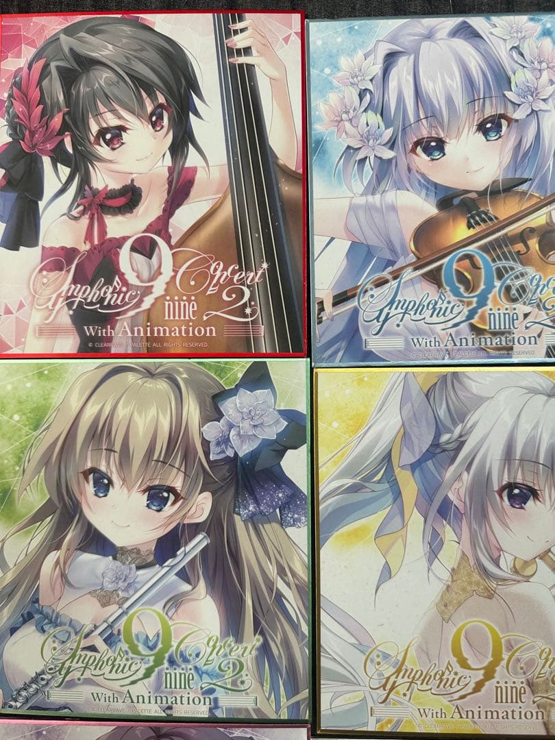 9-nine- Symphonic Concert2 ミニ色紙 9枚セット