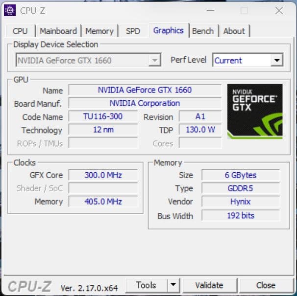 グラフィックボード・グラボ・ビデオカード GeForce GTX 1660 6GB