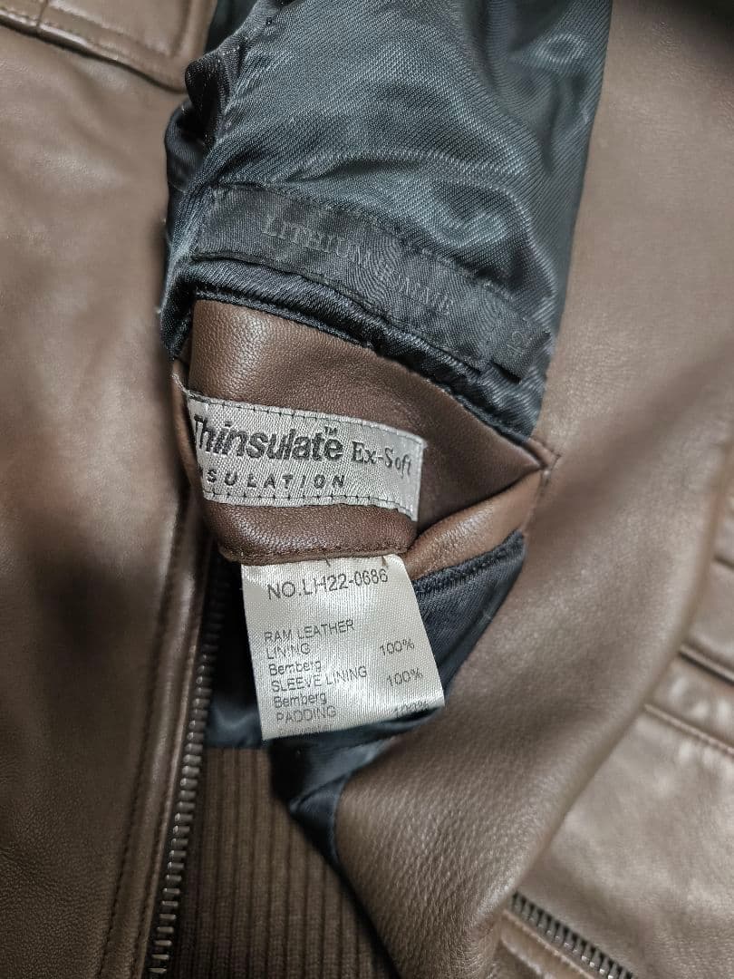 定価10万以上LITHIU HOMMEレザーライダースジャケットA2リチウムオム