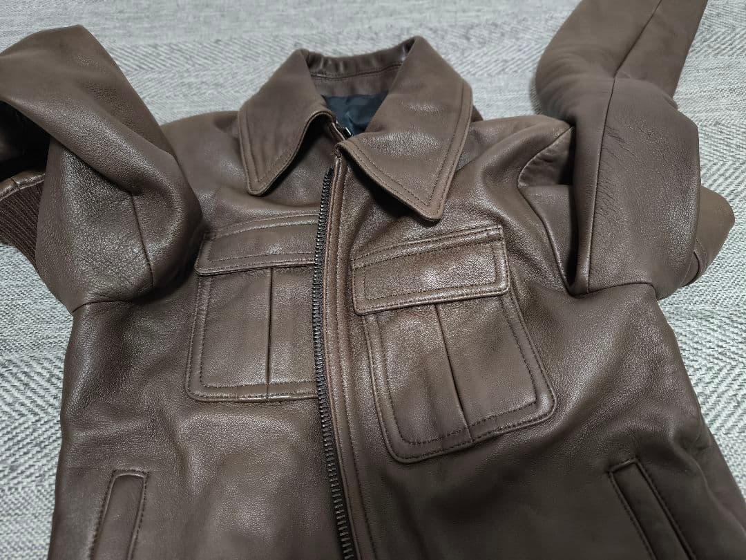 定価10万以上LITHIU HOMMEレザーライダースジャケットA2リチウムオム