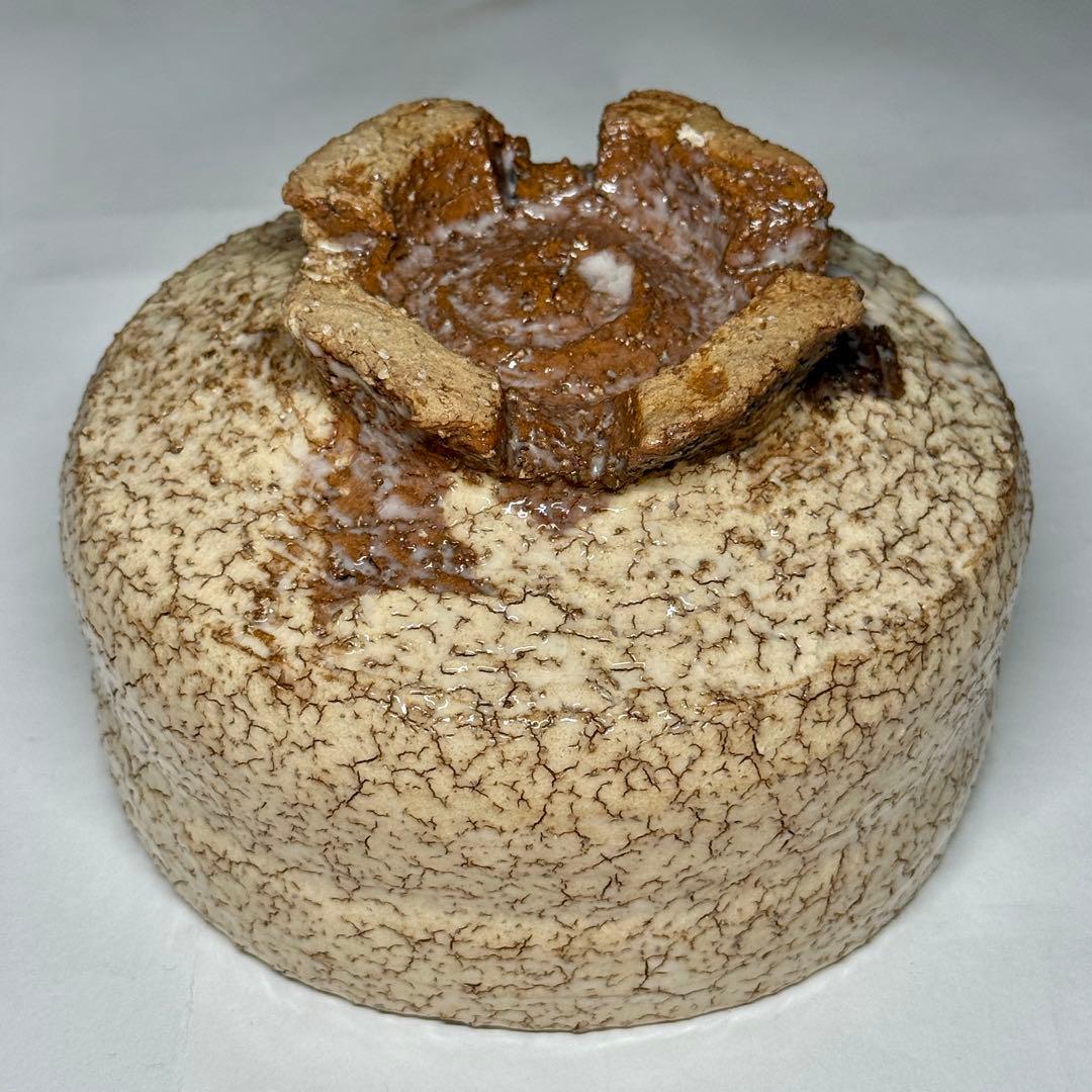 萩焼 原田隆峰 長沢窯 鬼萩 茶碗 抹茶碗 茶道具 共箱 #0828002